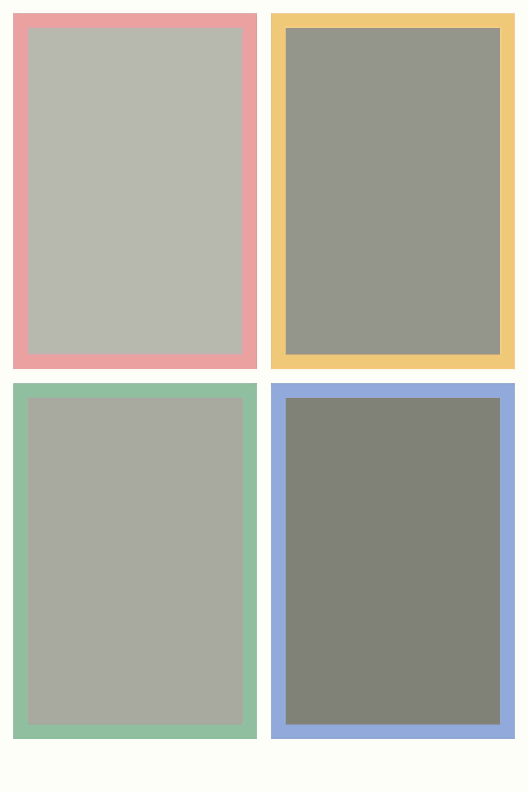 Four Colors 相框預覽,4×6 四格