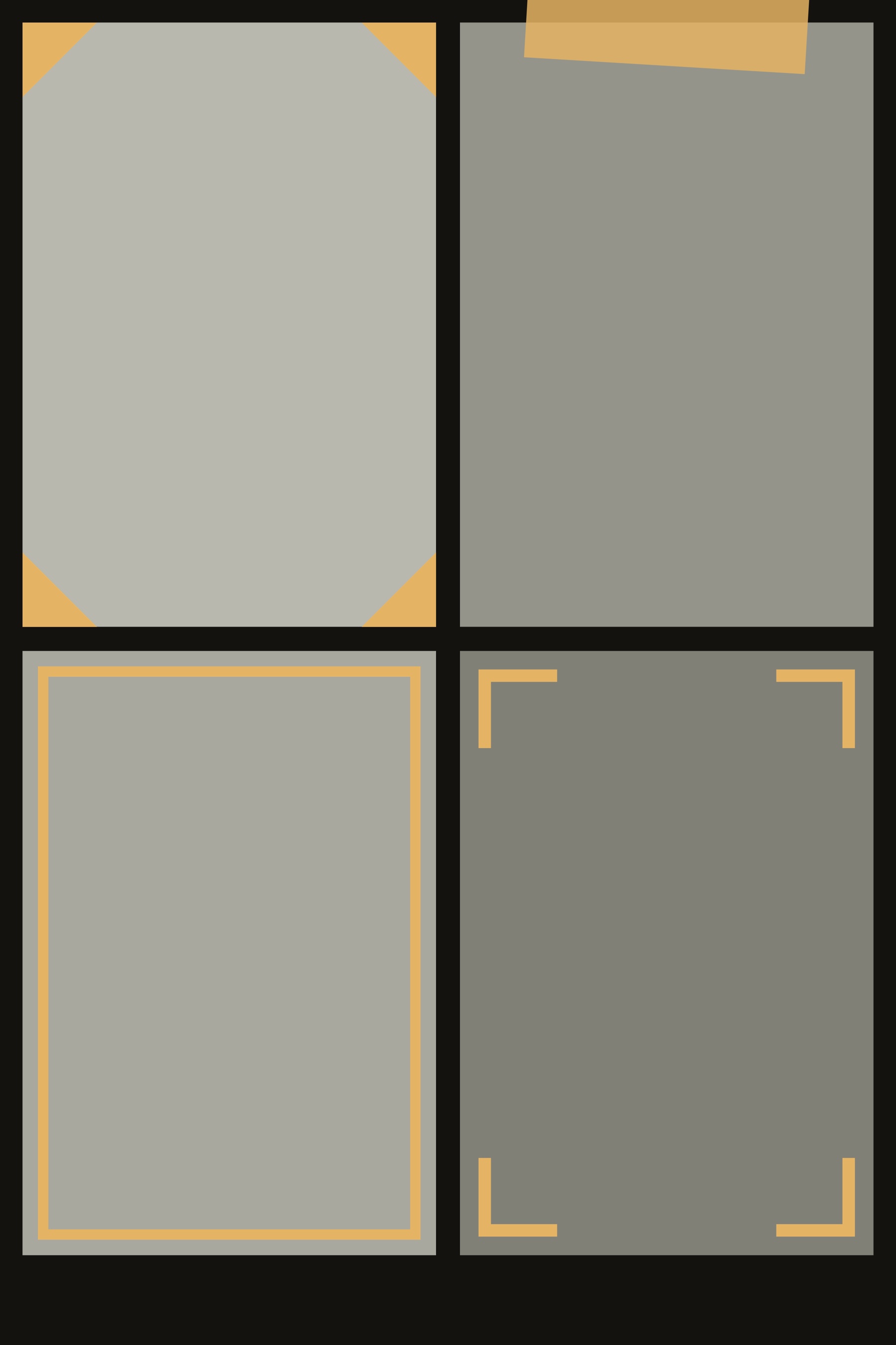 Four Moods 相框預覽,4×6 四格